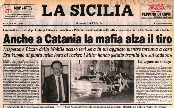 Omicidio Giovanni Lizzio Giovanni Lizzio