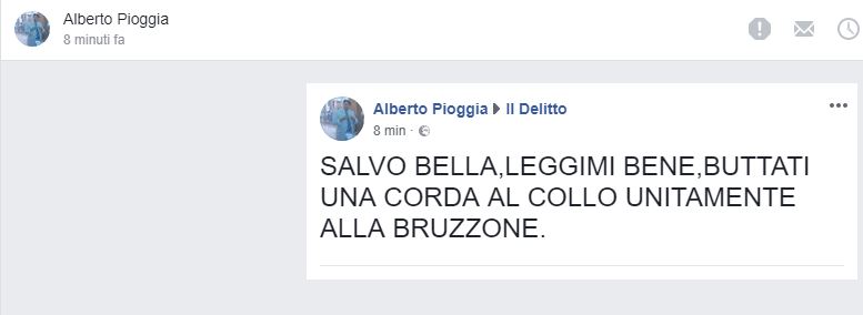 Minacce al giornalista Salvo Bella