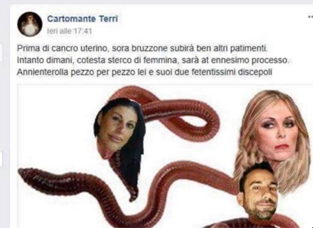 insulti alla criminologa Roberta Bruzzone insulti alla criminologa Roberta Bruzzone
