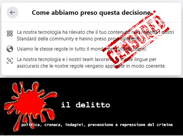 censura Facebook