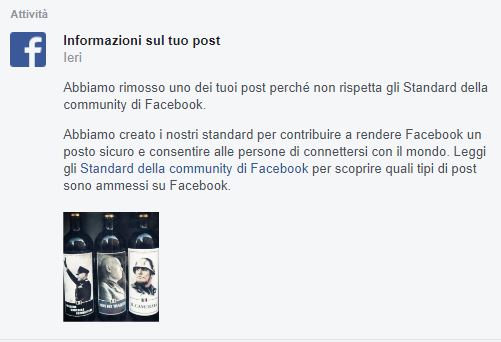 vino del Duce censurato