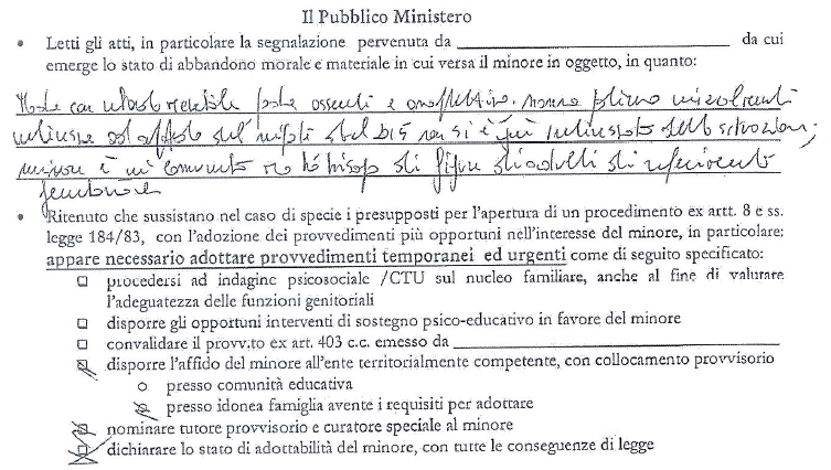 motivazione illeggibile del pm geroglifici: motivazione illeggibile del pm