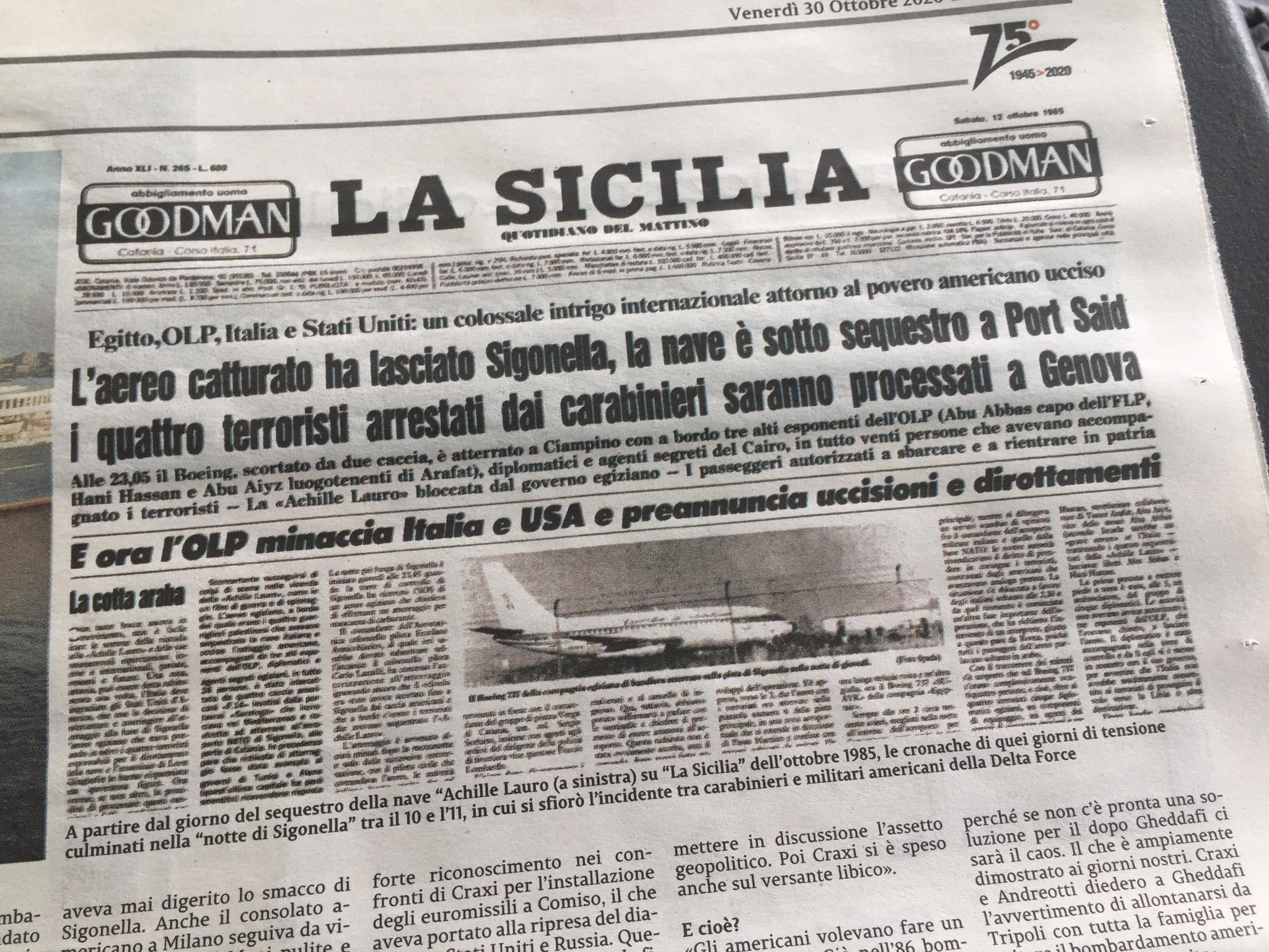Notte di Sigonella Notte di Sigonella