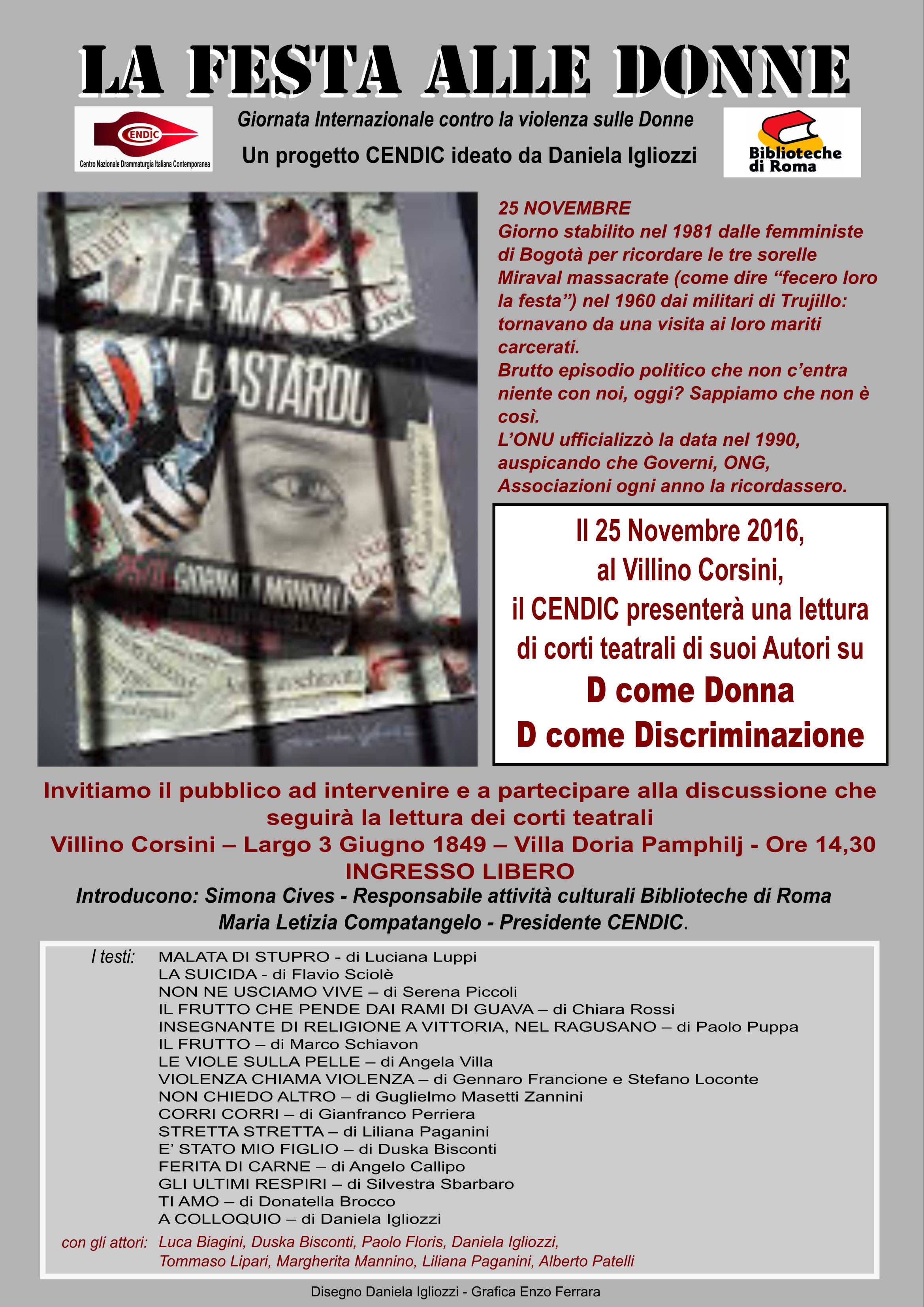 Teatro contro la violenza alle donne teatrodonne